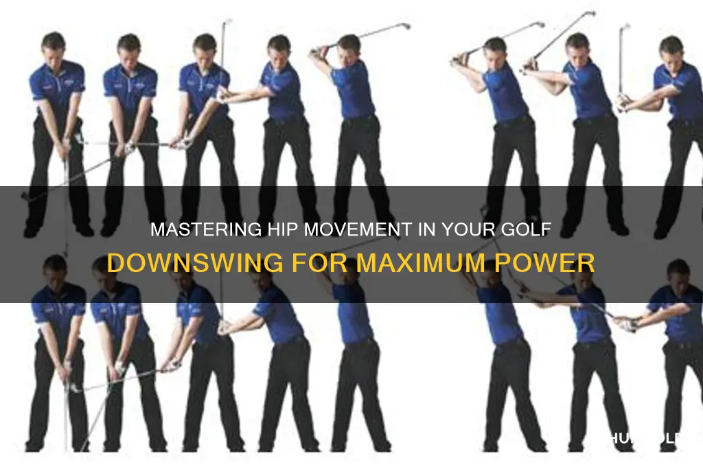 how to move hips in golf downswing