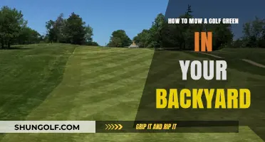 Mastering the Art of Mowing a Golf Green in Your Backyard