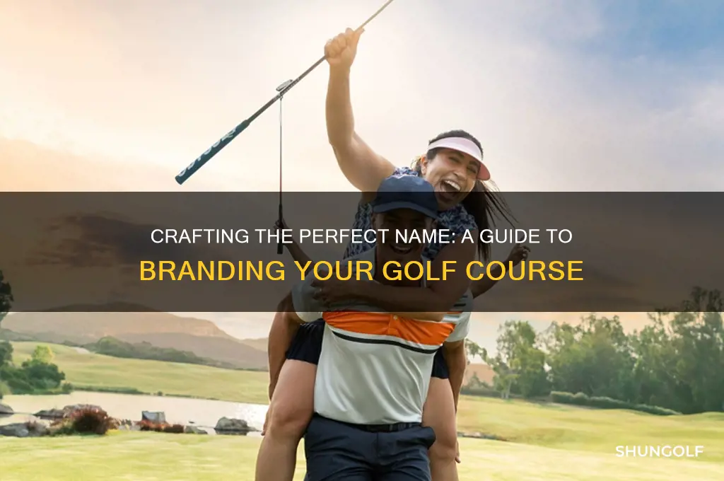 how to name a golf course