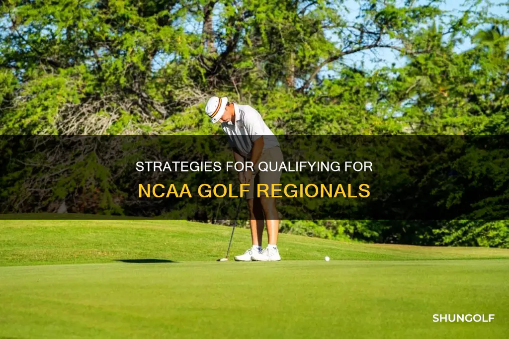 how to ncaa golf regionals