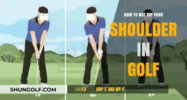Prevent Shoulder Dip: Master Your Golf Posture for Consistent Swings
