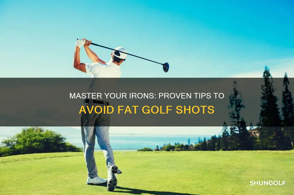 how to not hit golf irons fat