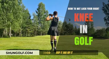 Avoid Knee Lock: Tips to Keep Your Right Knee Flexible in Golf