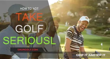 Golf: Keep it Fun, Lighthearted and Enjoyable
