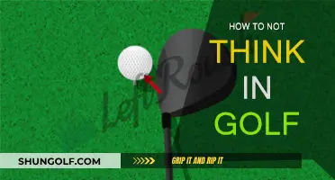 Golf: Clear Your Mind, Improve Your Game