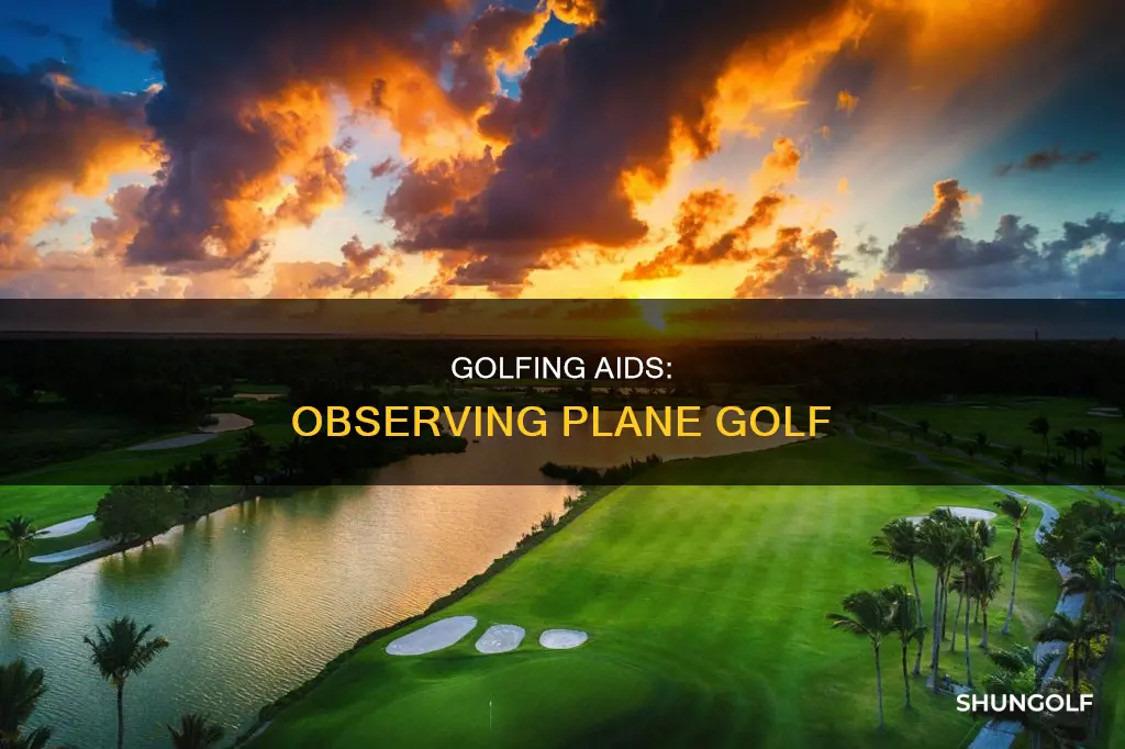how to observe plane golf