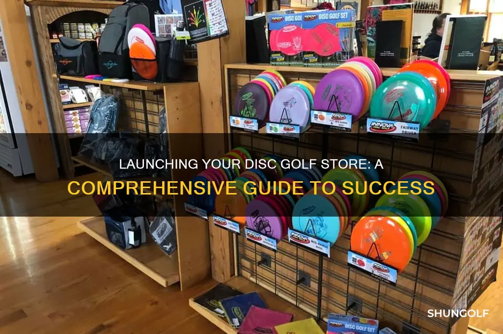 how to open a disc golf store