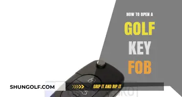 Easy Steps to Open Your Golf Key Fob Without Damage