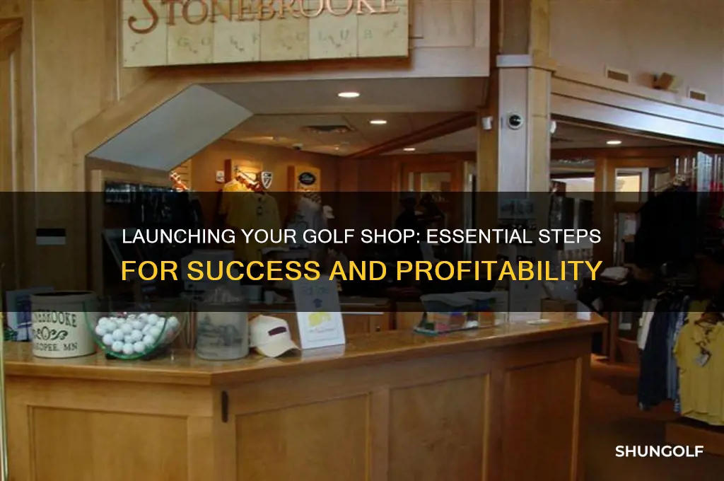 how to open a golf shop