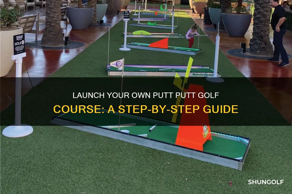 how to open a putt putt golf course