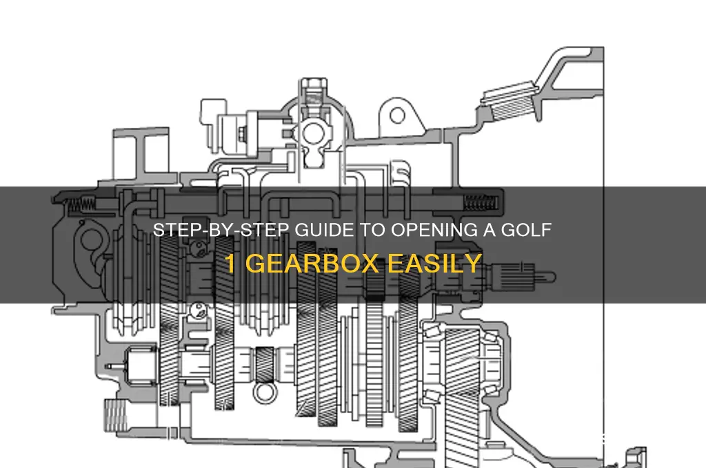 how to open golf 1 gearbox