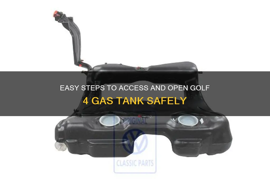 how to open golf 4 gas