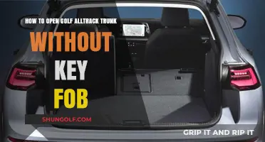 Quick Fix: Accessing Your Golf Alltrack Trunk Without a Key Fob