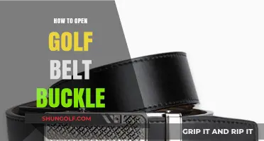 Mastering the Art: How to Open a Golf Belt Buckle Easily