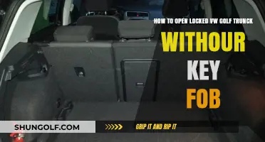 Unlocking Your VW Golf Trunk Without a Key Fob: Quick Solutions