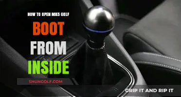 Unlocking Your MK5 Golf Boot: A Simple Interior Access Guide