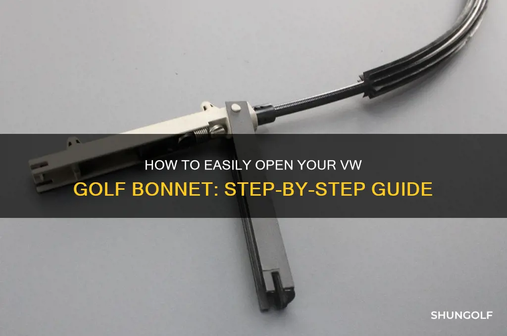 how to open vw golf bon