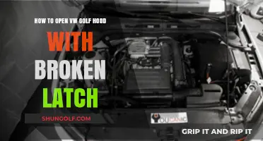 Fixing a Broken Latch: Easy Steps to Open Your VW Golf Hood