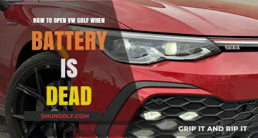 Dead Battery? Easy Steps to Unlock Your VW Golf