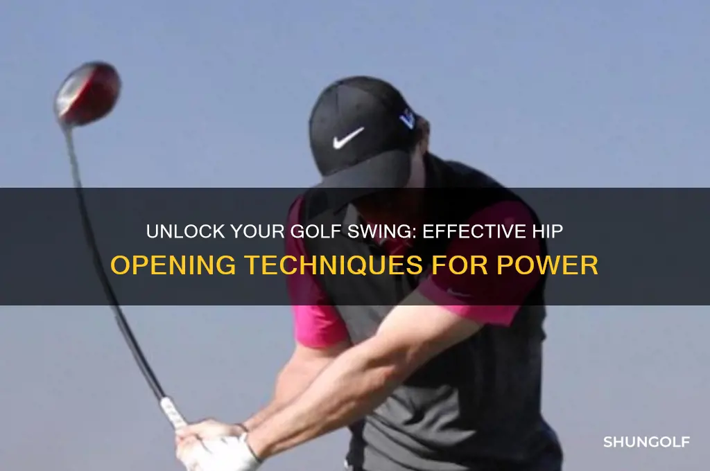 how to open your hips in golf