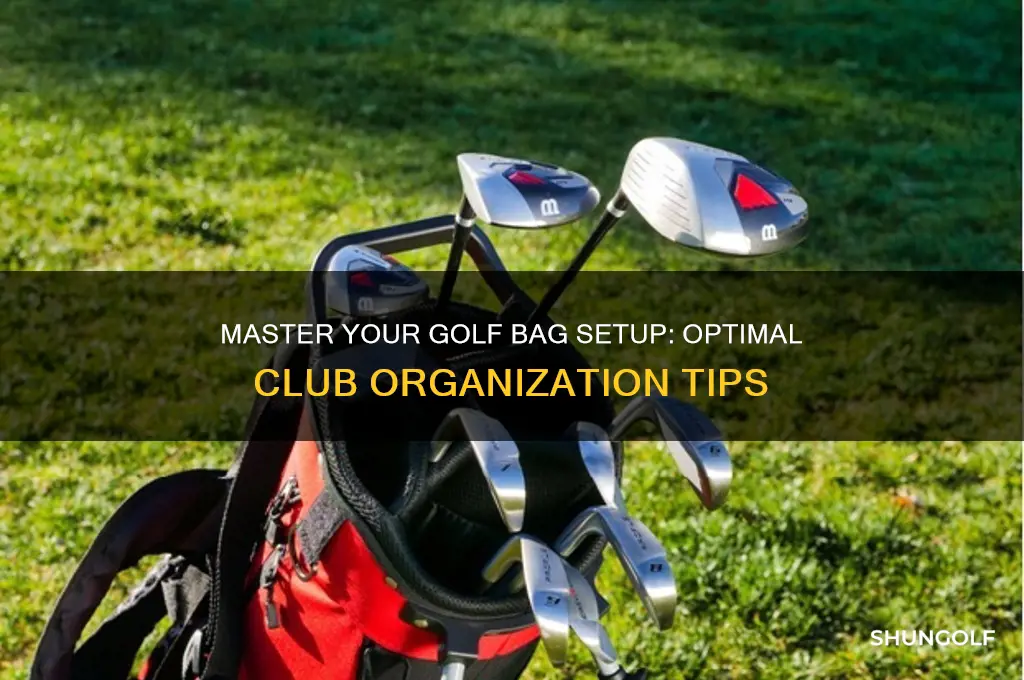 how to order clubs in golf bag