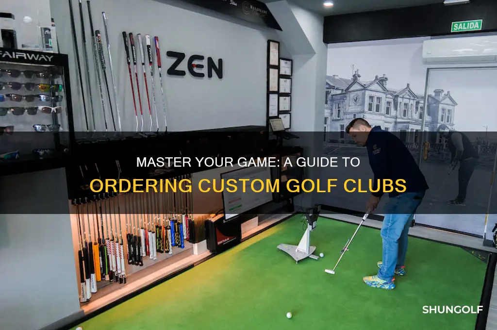 how to order custom golf clubs