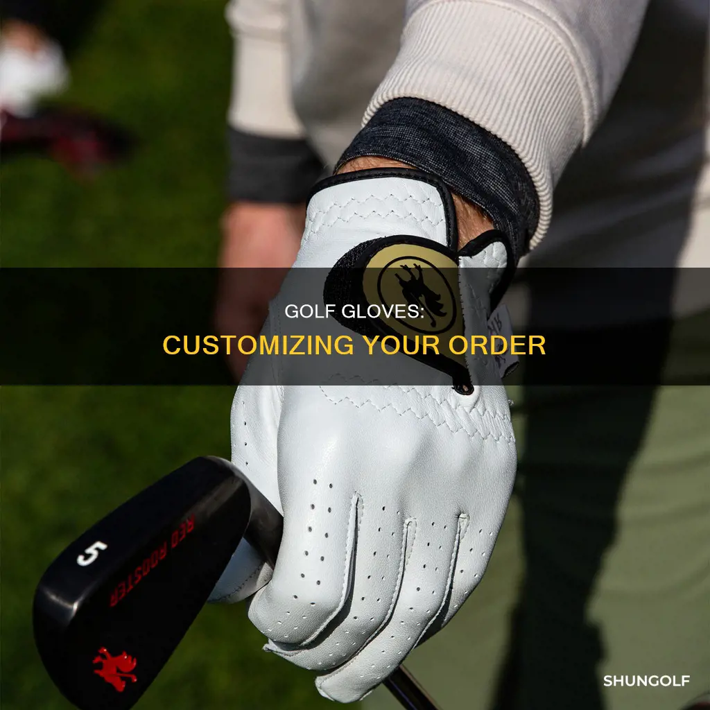 how to order golf gloves