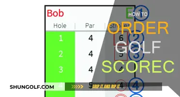 Golf Scorecard Ordering: A Simple Guide