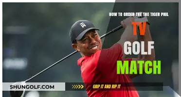 Watch Tiger vs. Phil: A Step-by-Step Guide to Ordering the Match