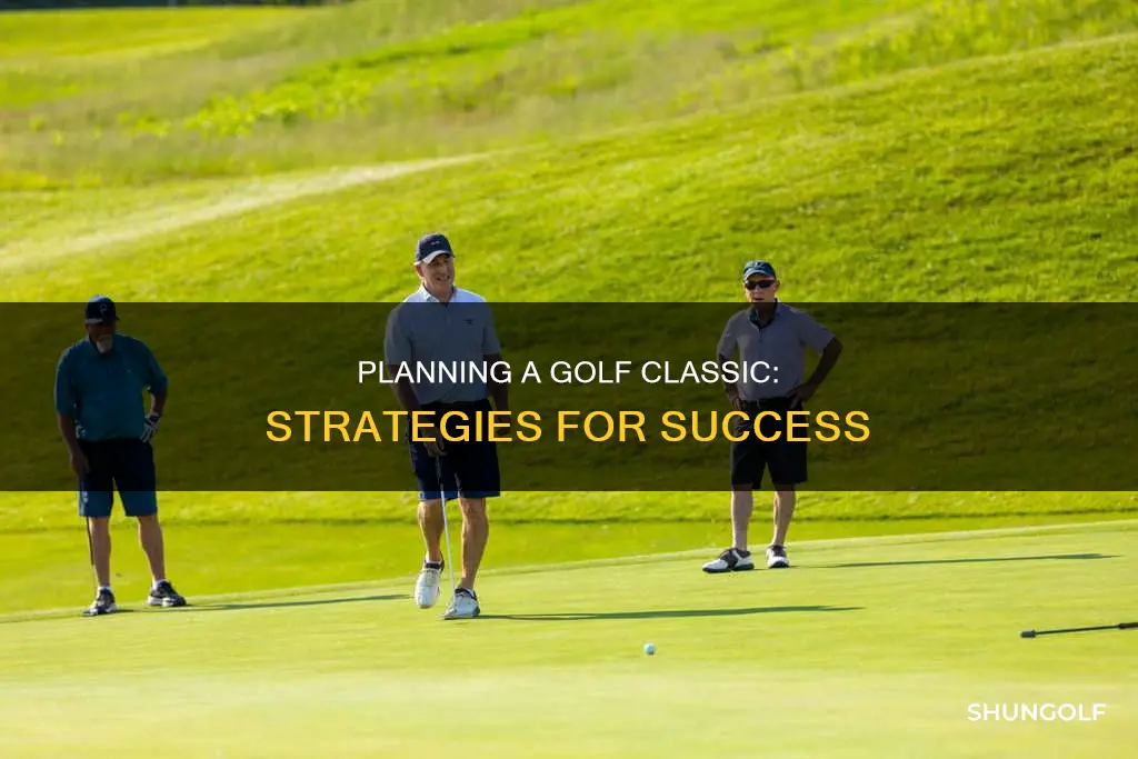 how to organise a golf classic