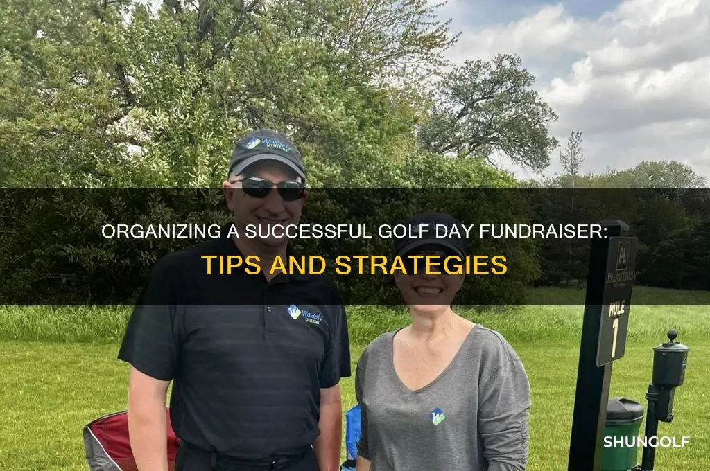 how to organise a golf day fundraiser