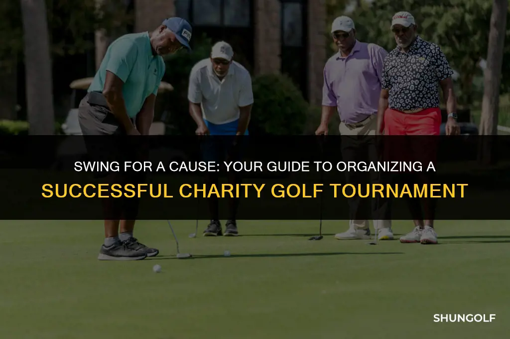 how to organize a charity golf tournament
