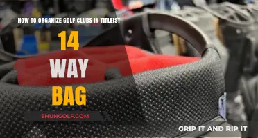 Mastering Golf Club Organization in Your Titleist 14-Way Bag