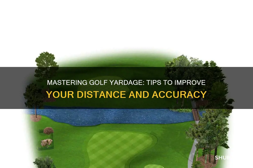 how to out your yardage on golf xouns