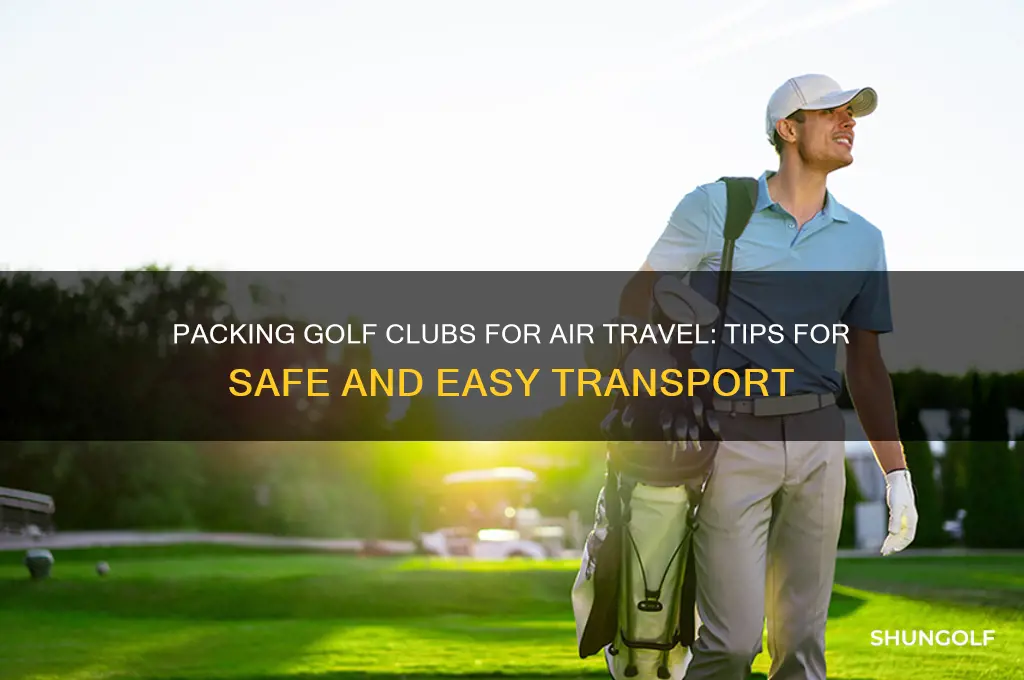how to pack a golf club for flying