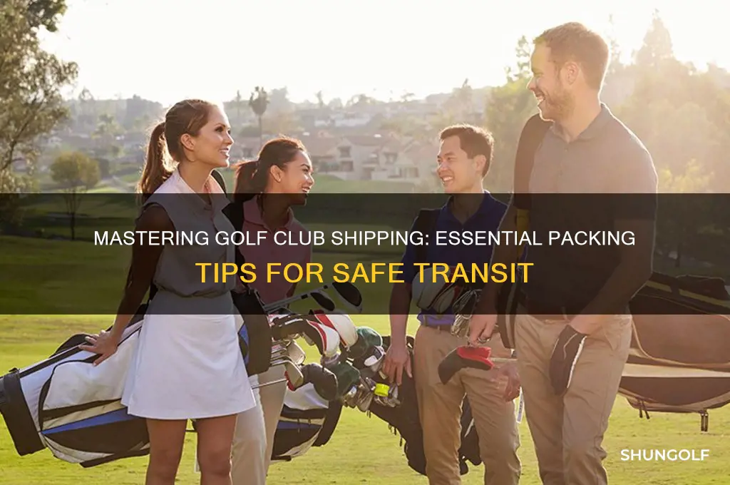 how to pack a golf club for shipping