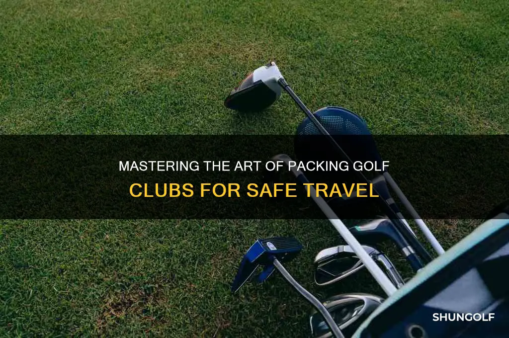 how to pack a golf clubs