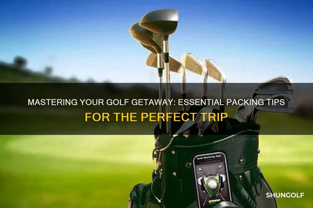 how to pack for a golf holiday