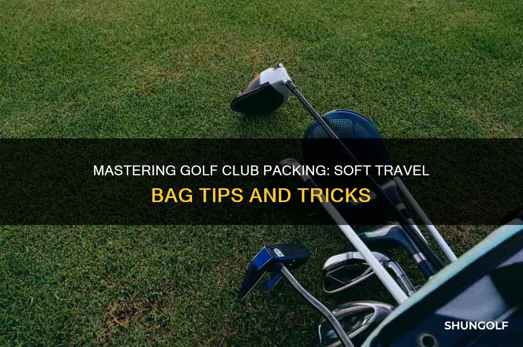 how to pack golf clubs in a soft travel bag