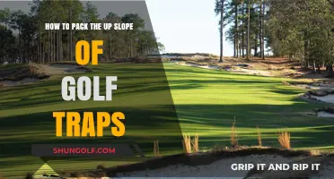 Mastering Golf Trap Escapes: Packing the Upslope for Success