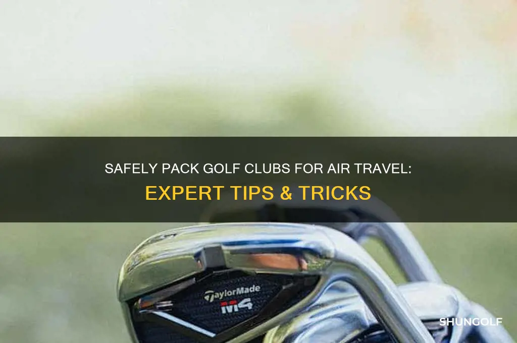 how to package golf clubs for air travel