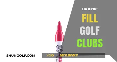 Mastering the Art of Paint Filling Golf Clubs: A Step-by-Step Guide