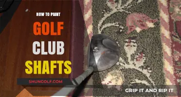 Master the Art: Painting Golf Club Shafts Step-by-Step Guide