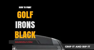 DIY Guide: Painting Golf Irons Black for a Sleek Look