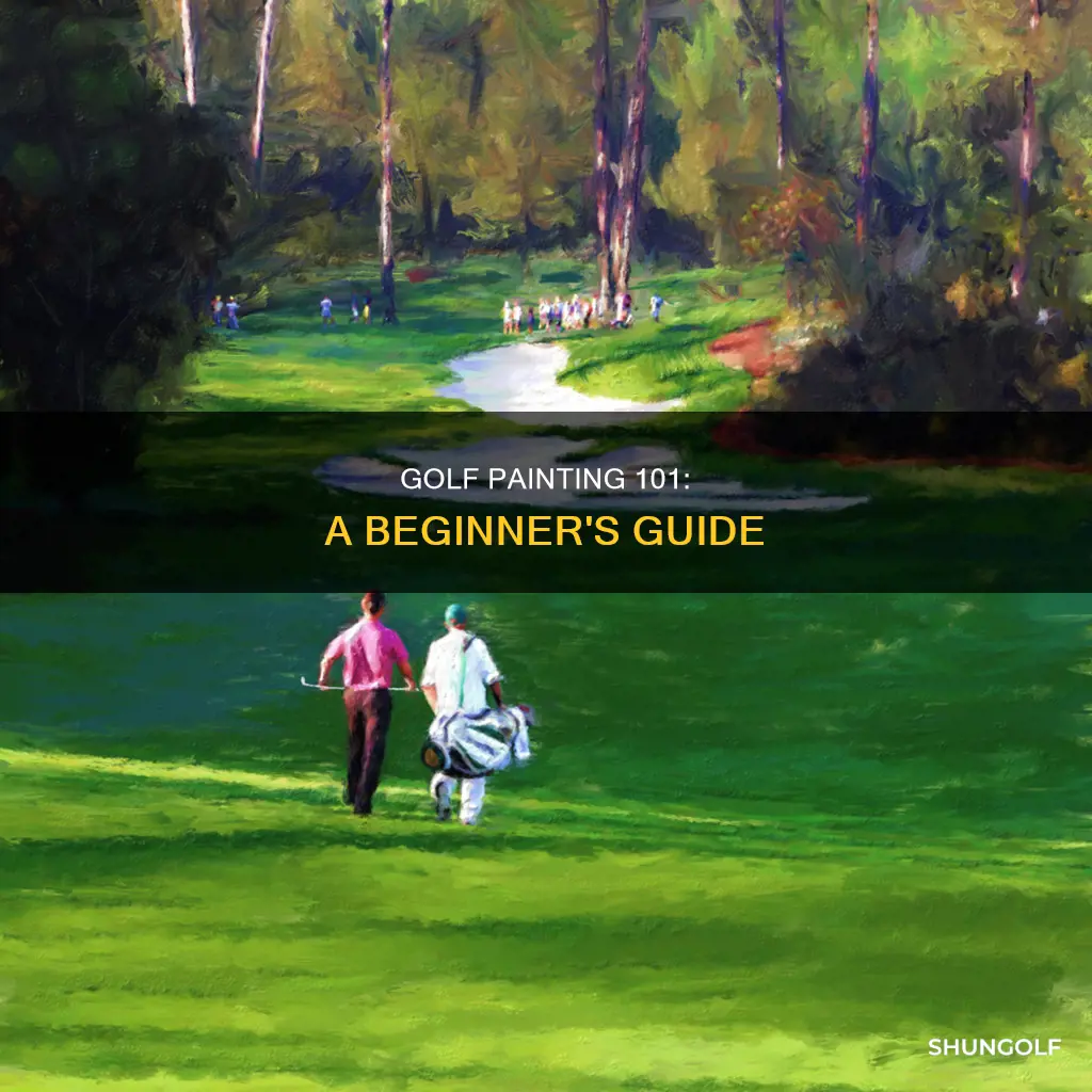 how to paint golf