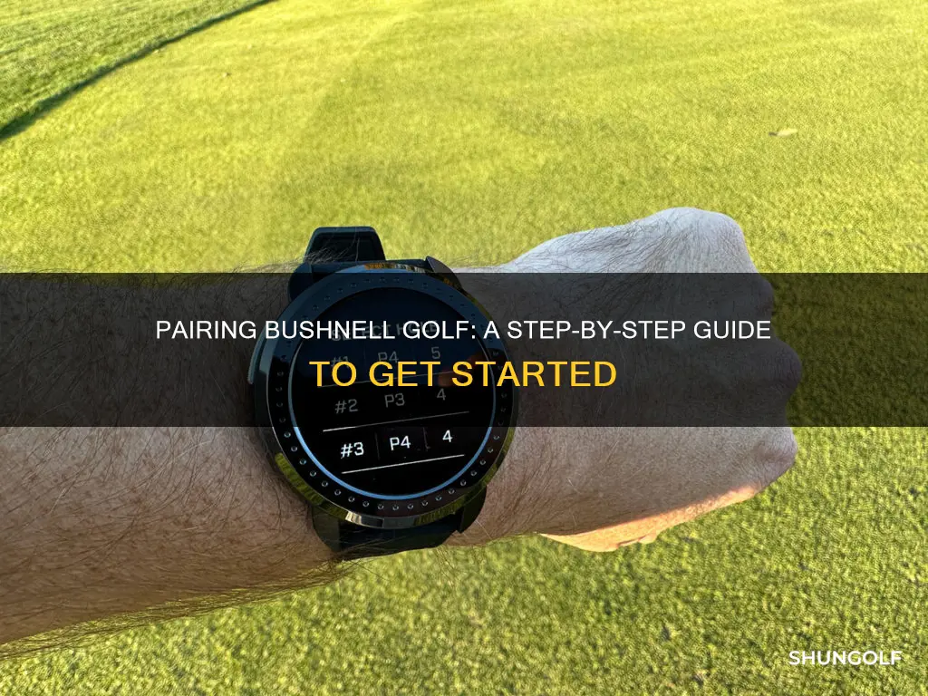 how to pair bushnell golf