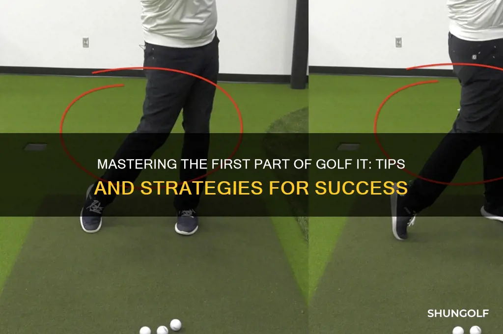 how to pass the first part of golf it