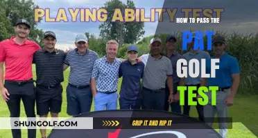 Mastering the PAT Golf Test: Proven Strategies for Success