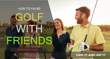 Pausing Golf with Friends: Mastering the Mid-Game Break