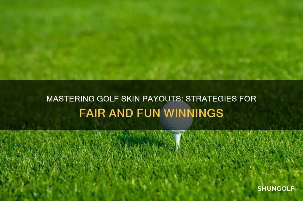 how to pay out skins in golf
